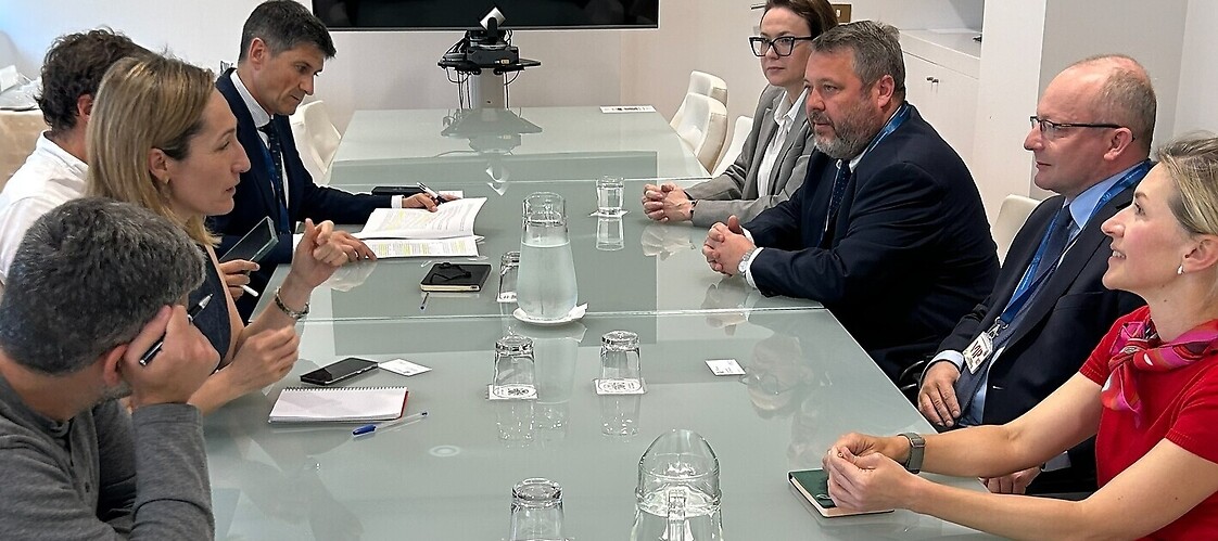 The President of UKE discussed in Madrid the topics of cybersecurity and digital skills development