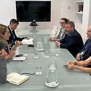 The President of UKE discussed in Madrid the topics of cybersecurity and digital ...