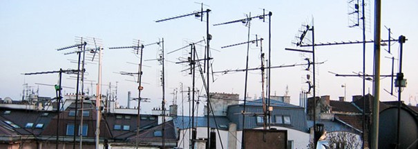 anteny na dachach